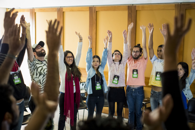 OURO PRETO/MG - 23.06.2016 - 11ª CINEOP - MOSTRA DE CINEMA DE OURO PRETO. Oficina: Web TV - CineOP nas Redes. Instrutores: Igor Amin e Artur Andrade (MG). Foto: Jackson Romanelli/Universo Producao